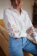 Chemise ajourée NOÉMIE