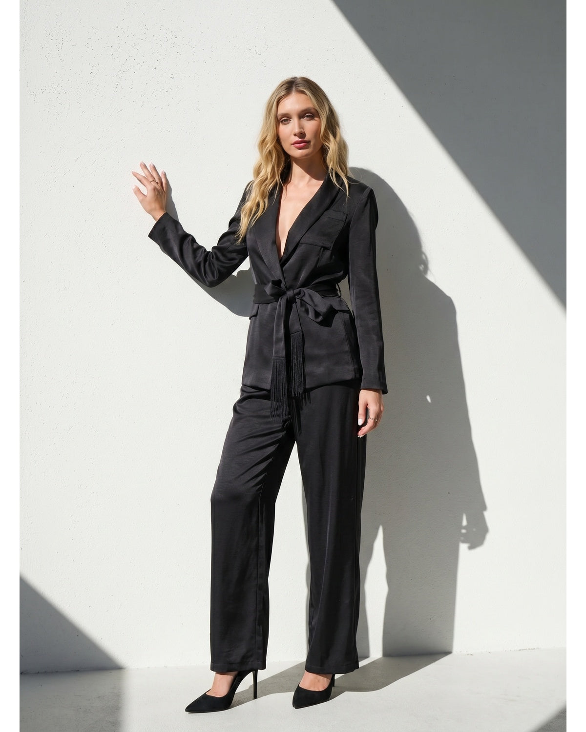 Blazer satiné CARMEN