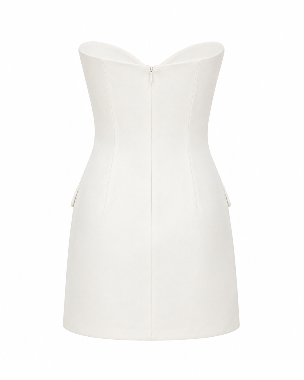 Robe CAPRI - tweed blanc