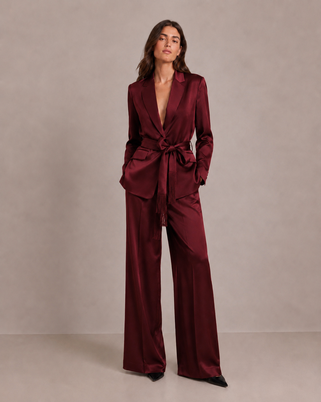 Blazer satiné CRUZ