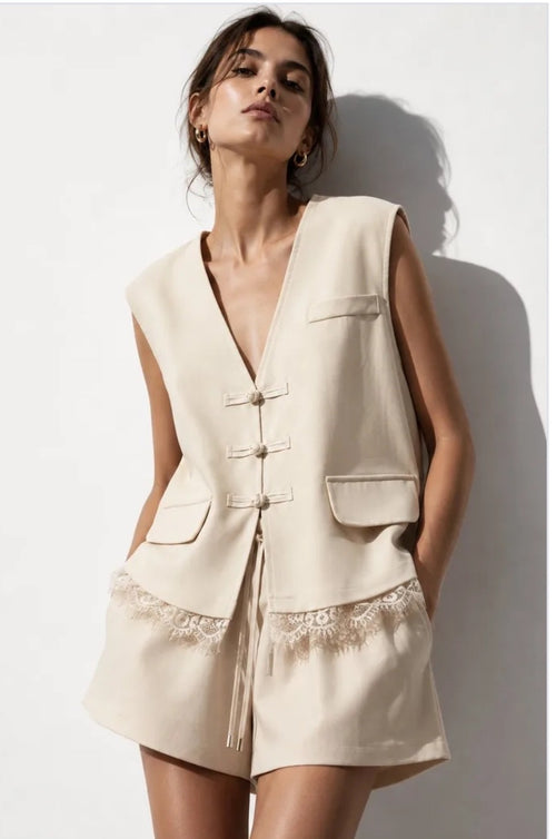Ensemble lin & dentelle ALBA